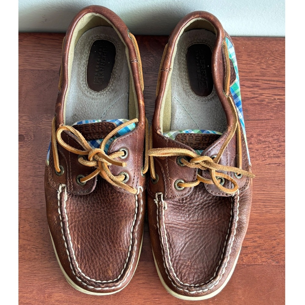 Sperry Brown Boat Shoes Women Size 8.5M